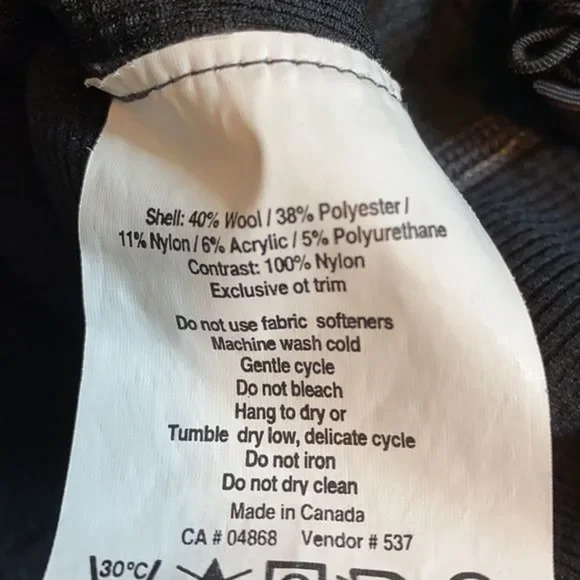 Men’s Mountain Equipment Co-op Wool blend jacket gray/black size XL - Picture 5 of 6